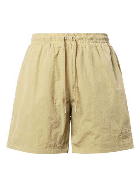 Nike Men's Nike NAI-KE Cha Nai-Ke Cha Series Solid Color Breathable Lacing Straight Shorts Apricot Brown 