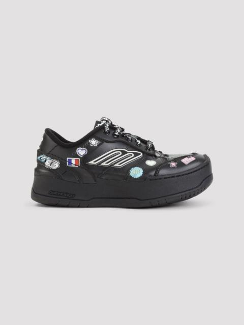 BALENCIAGA BALENCIAGA $1090 Hamptons Stickers Black Multicolor Platform