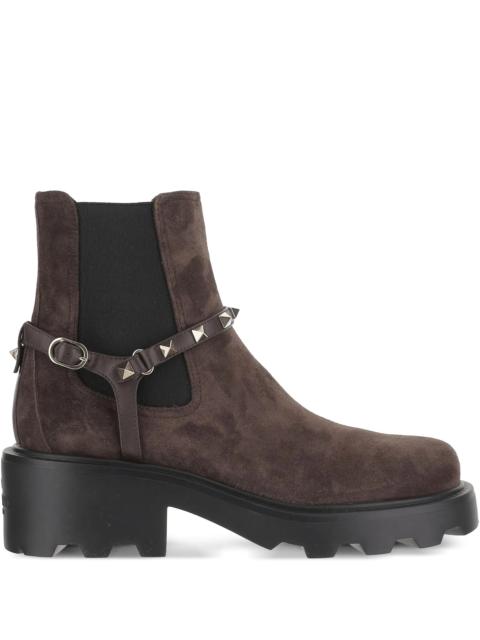 Valentino studded-ankle Chelsea boots