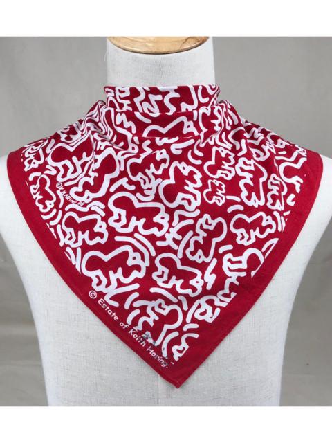 Other Designers keith haring bandana handkerchief neckerchief HC0373