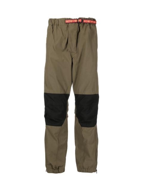 BILLIONAIRE BOYS CLUB PANELLED DRAWSTRING-WAIST STRAIGHT-LEG TROUSERS