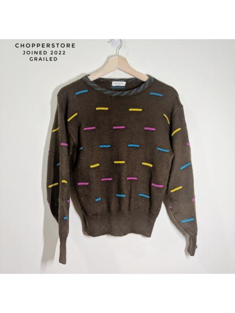 Other Designers Designer - Vintage Bagoustyle Color Knitwear Sweater