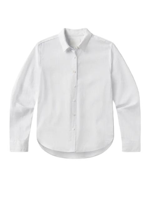 Citizens of Humanity Avni Slim Shirt in Blue Micro Stripe