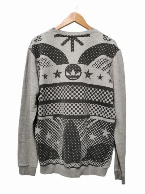 adidas Vintage Adidas Big Logo Spell Out Sweatshirt Run DMC Hiphop