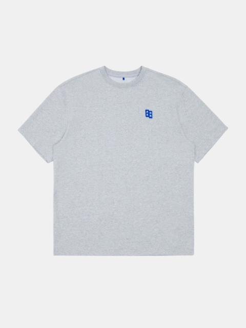 ADER error Grey TRS Tag T-Shirt 01