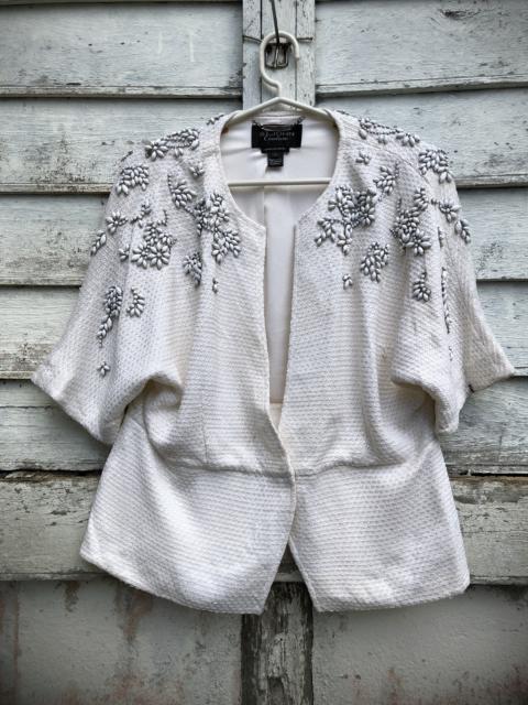 Other Designers Handmade - St. John Couture Hand Beading Marble Stone Jacket