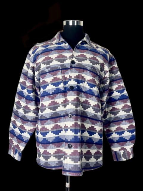 Other Designers Vintage - VINTAGE SUGARCANE QUILTED AZTEC WOOL JACKET