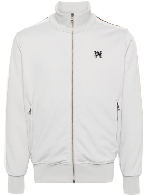 Palm Angels Monogram Track Jacket Light Grey