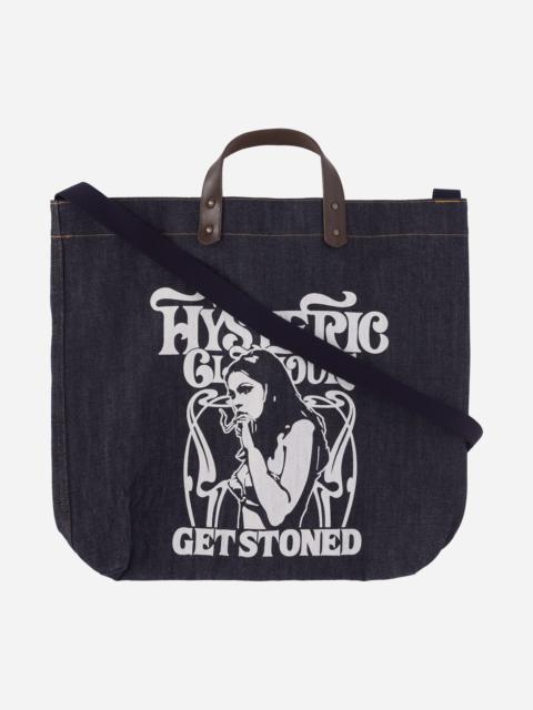 Hysteric Glamour Smoking Girl Tote Bag Indigo