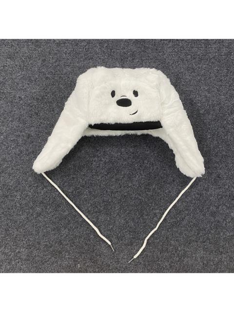 Other Designers Cartoon White Polar Bear Cute Ushanka Hat Cute Y2K Warm Adult Kid Winter Hat