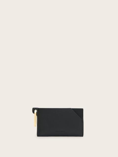 ALLSAINTS HEX LEATHER CARDHOLDER