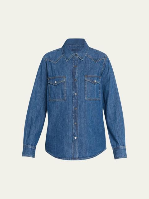 TWP Cowboy Take Me Away Denim Shirt