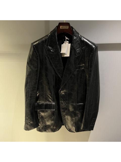 TOM FORD Tom Ford Snake Leather Blazer in Large