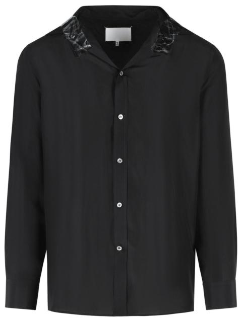 Maison Margiela Maison Margiela Black Silk Shirt Men