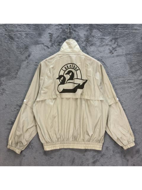 Other Designers Vintage - Vintage Lakeland Swan Big Logo Golfwear Jacket #6188-52