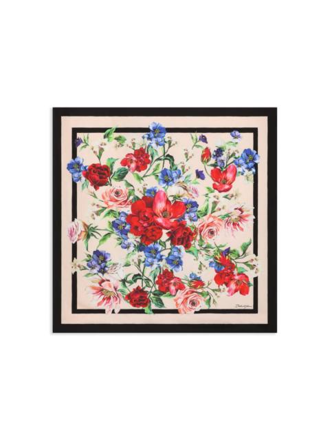 Dolce & Gabbana floral-print scarf