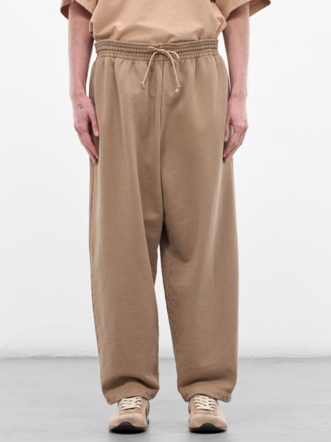 HED MAYNER Beige Cotton Baggy Sweatpants