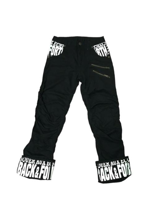 Other Designers Archival Clothing - RARE FASHION JAPAN WORDS QUOTES DESIGN JEANS