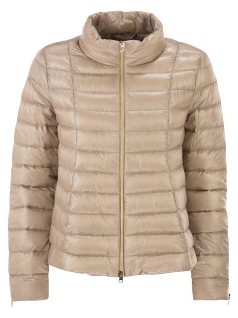 Herno Herno Women Ultra-Light Satin Down Jacket With Flared Back