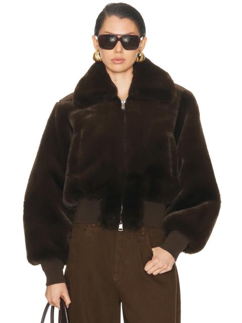 RONNY KOBO Clemence Faux Fur Jacket