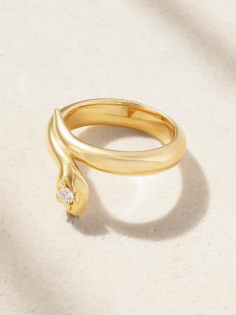 FOUNDRAE Wholeness 18-karat Gold Diamond Ring