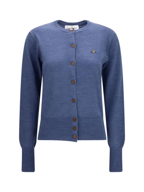 Vivienne Westwood Vivienne Westwood Bea Wool Cardigan Denim Blue