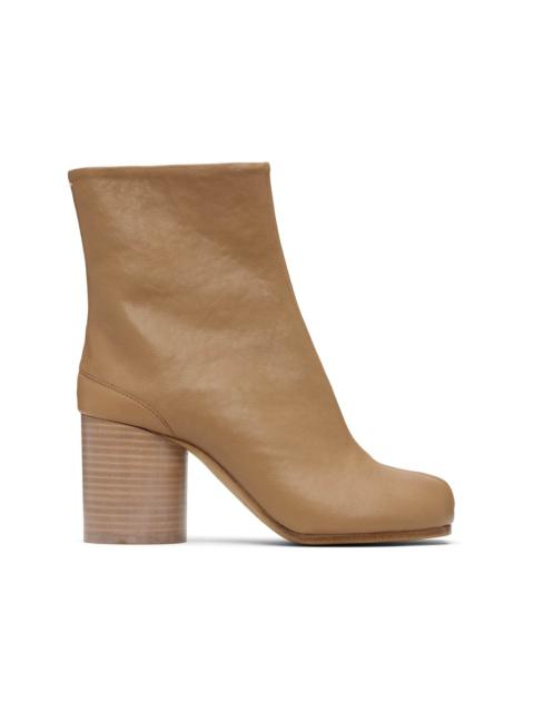 Maison Margiela Beige Tabi Ankle Boots