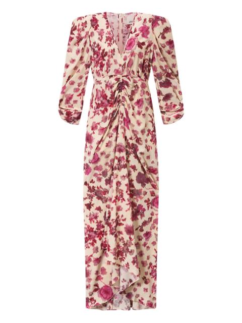 Isabel Marant x Albini floral ruched dress