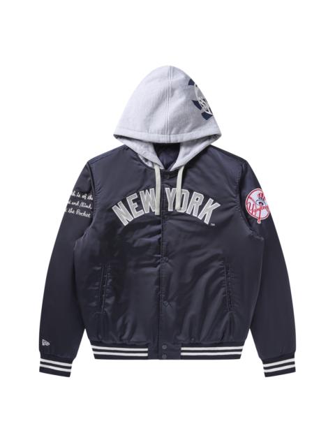 BILLIONAIRE BOYS CLUB NY YANKEES SATIN STADIUM JACKET