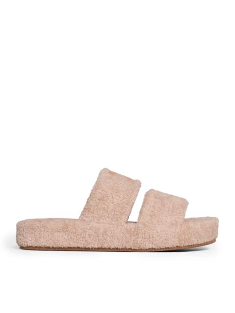 CELINE Celine Women Triomphe Sponge Fabric Slippers