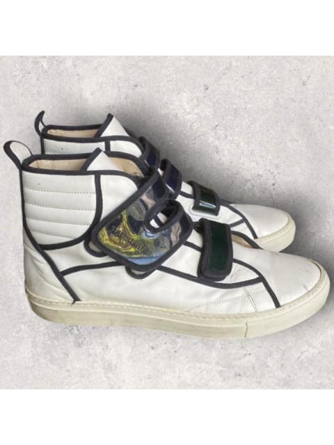 Raf Simons AW10 Double Velcro High Top