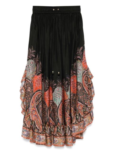 Zimmermann Zimmermann Rhiannon silk skirt