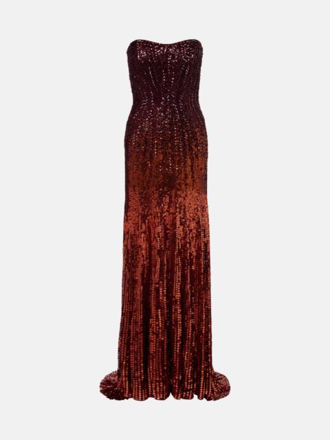JENNY PACKHAM Lior embellished corset gown