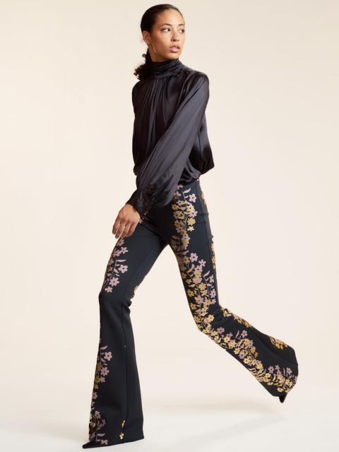 CYNTHIA ROWLEY Metallic Bonded Pants