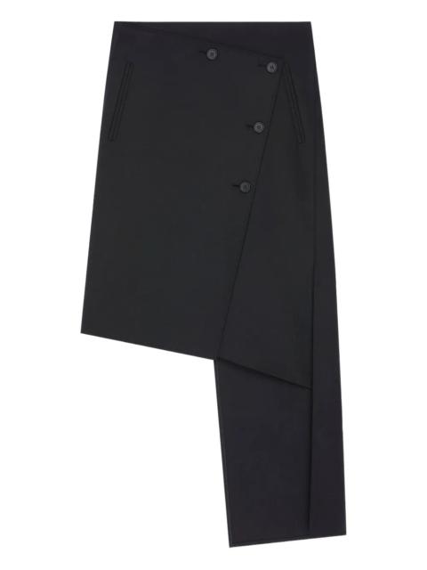 courrèges Courreges Women Oblique Midi Skirt With Inserts