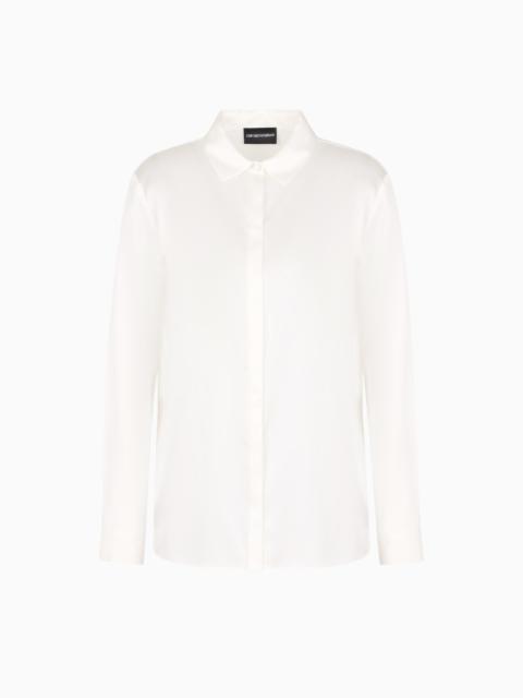 EMPORIO ARMANI Silk satin shirt