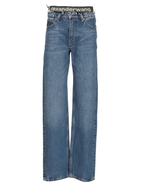 Alexander Wang Alexander Wang Women Indigo Ez Jeans With Integrated Design