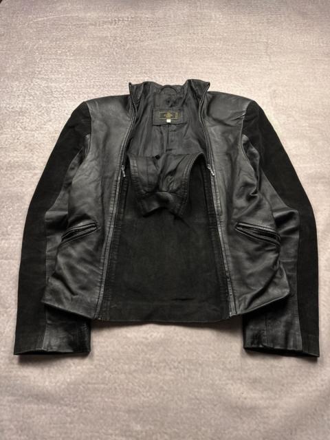 Other Designers Japanese Brand - Vintage LGB 14th Addiction Style Double Zip Leather Jacket
