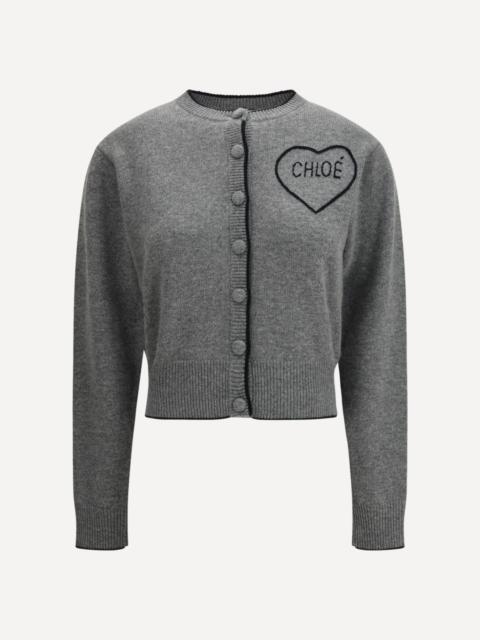 Chloé Fitted logo Cardigan