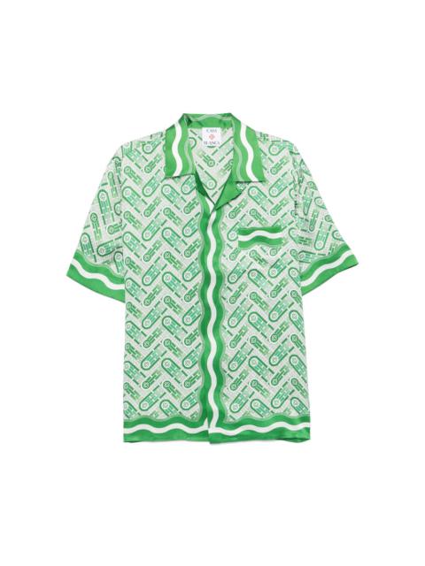 CASABLANCA Casablanca Green Shirts Men