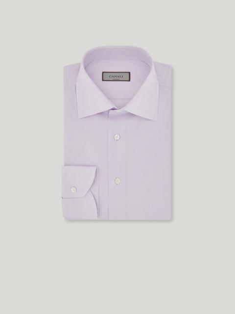 Canali IMPECCABILE LILAC TWILL COTTON REGULAR-FIT FORMAL SHIRT