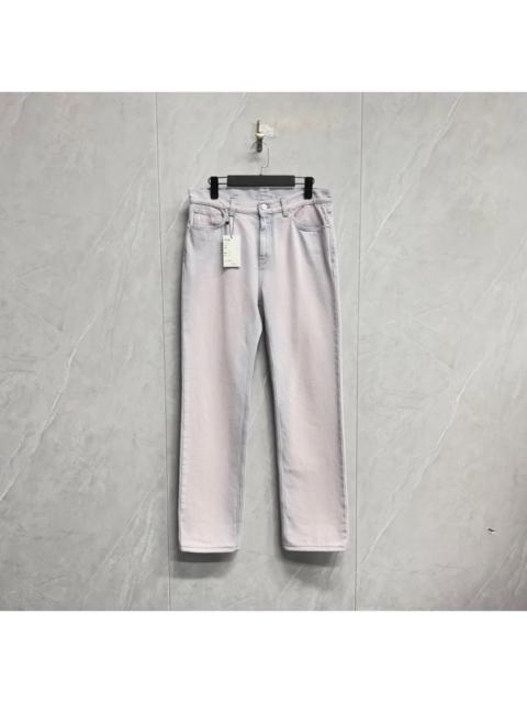 Louis Vuitton Louis Vuitton washed and tie-dye pink logo jeans