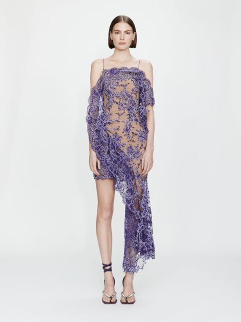 CHRISTOPHER ESBER Iris Floating Lace Suspend Mini Dress