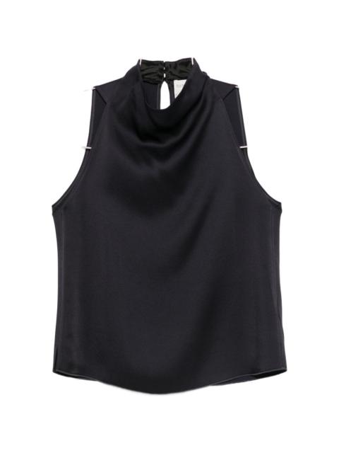 forte_forte Forte Forte Women Satin Turtle-Neck Top