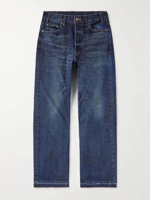 Wesley Straight-Leg Distressed Jeans