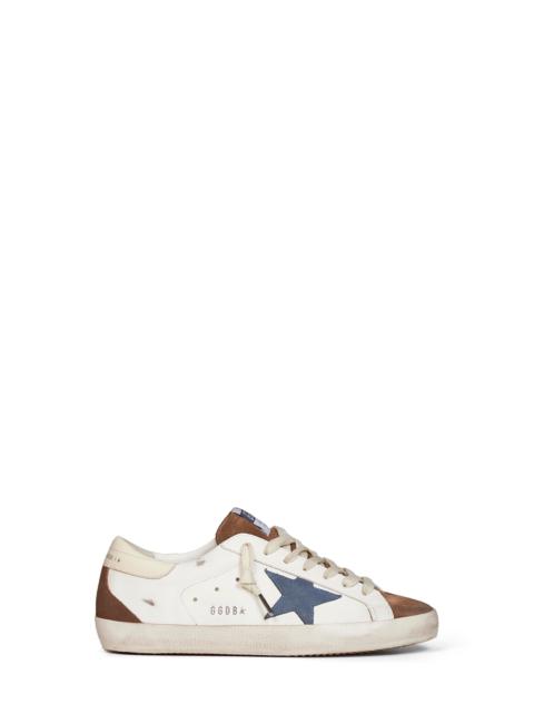 Golden Goose Golden Goose Men White Leather Super-Star Sneakers