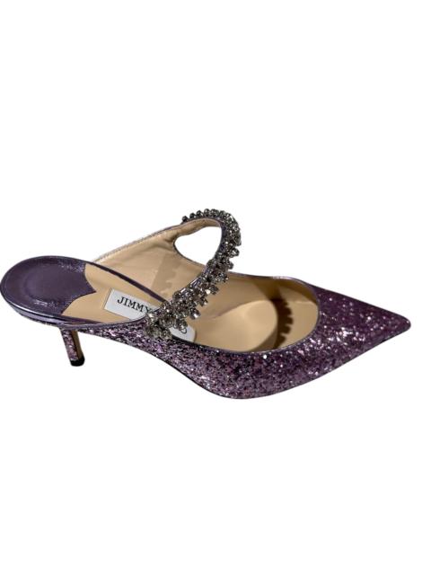 JIMMY CHOO Jimmy Choo Bing Crystal Strap Mules