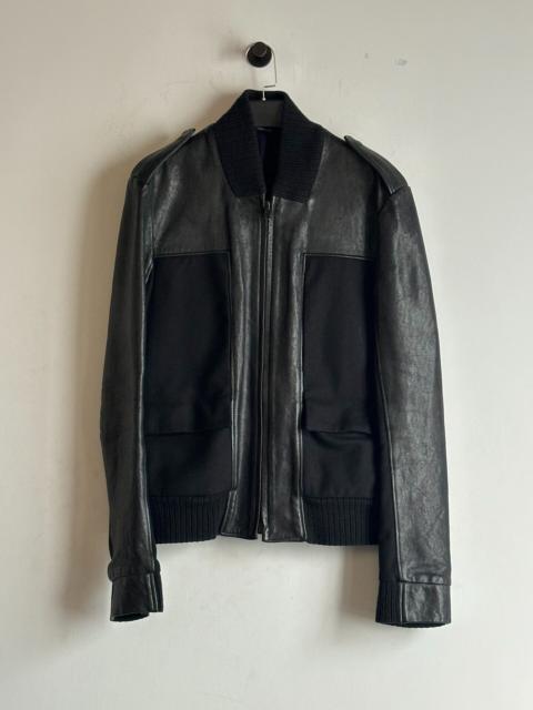 Maison Margiela Maison Martin Margiela | 2014 Wool and Leather Zip-Up Jacket