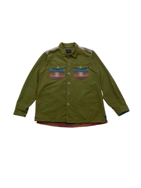Other Designers Vintage - ⚡️Anti Ballistic military style navajo motif jacket