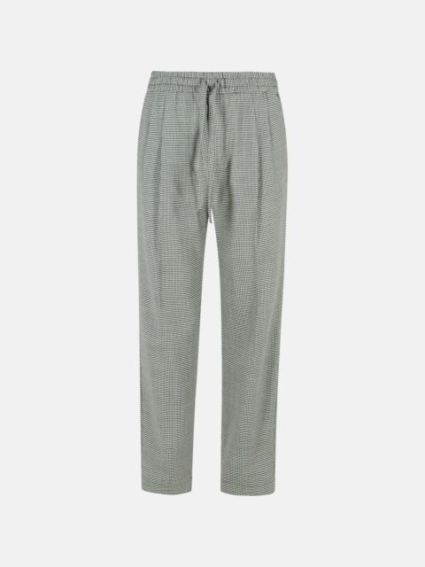 Dolce & Gabbana TWO-TONE VIRGIN WOOL TROUSERS